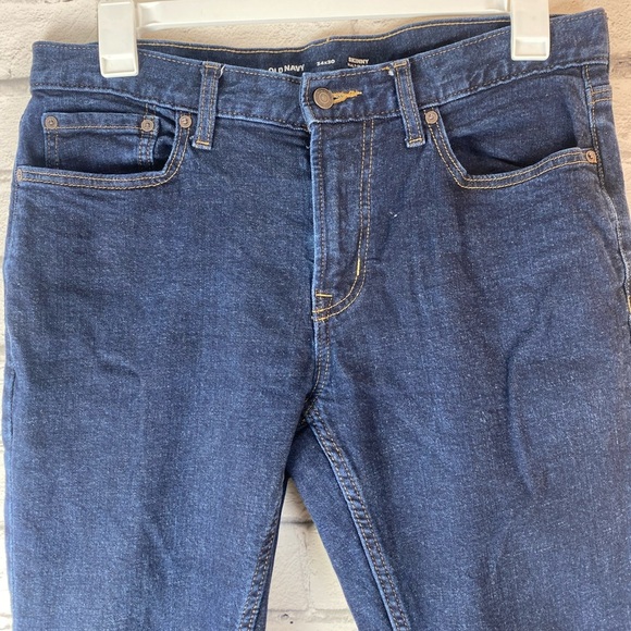 Old Navy Skinny Jeans with Flex Dark Wash size 34x30 - Picture 2 of 7